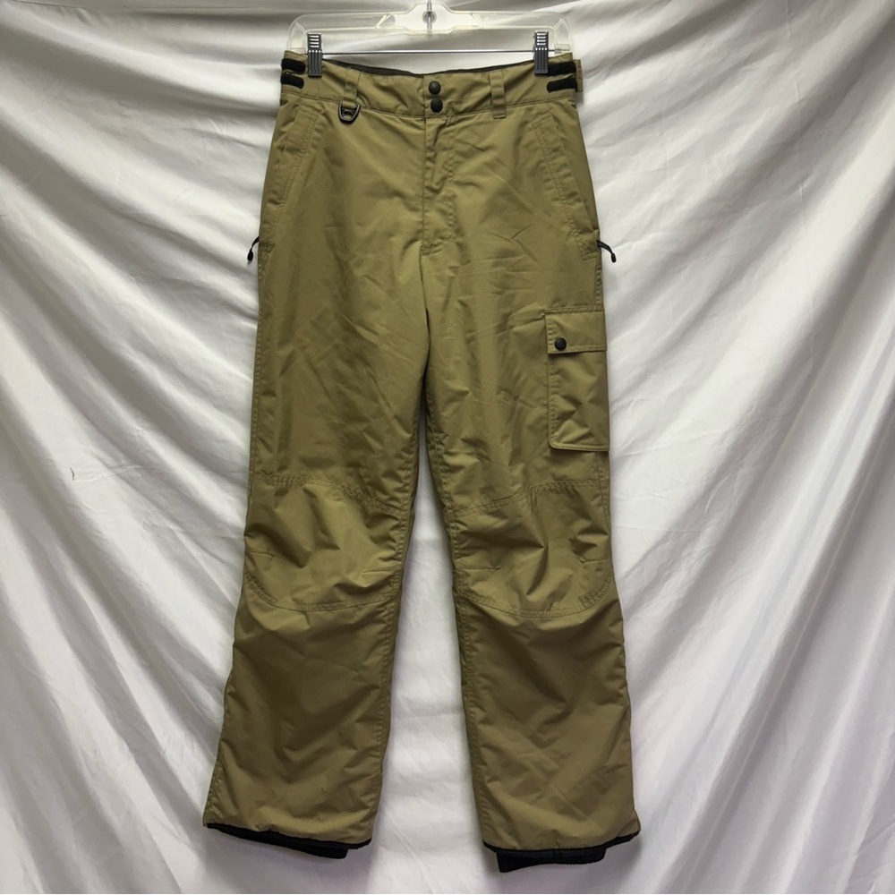 MEC Youth 14 Boys Insulated Winter Snowpants Ski Snowboard Khaki Tan